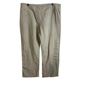 Eileen Fisher Soft Beige Straight Leg Pants